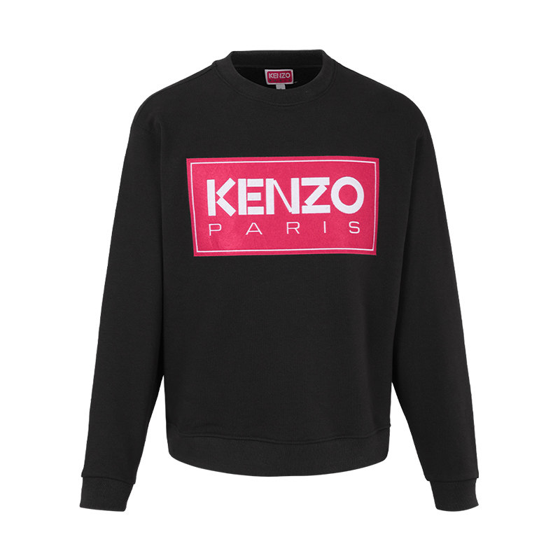 kenzo/高田贤三男士休闲logo印花圆领长袖简约潮流卫衣
