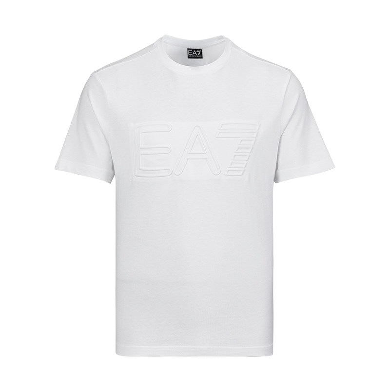 Armani阿玛尼EA7男士2026新款夏季美式休闲高端纯棉圆领短袖T恤潮
