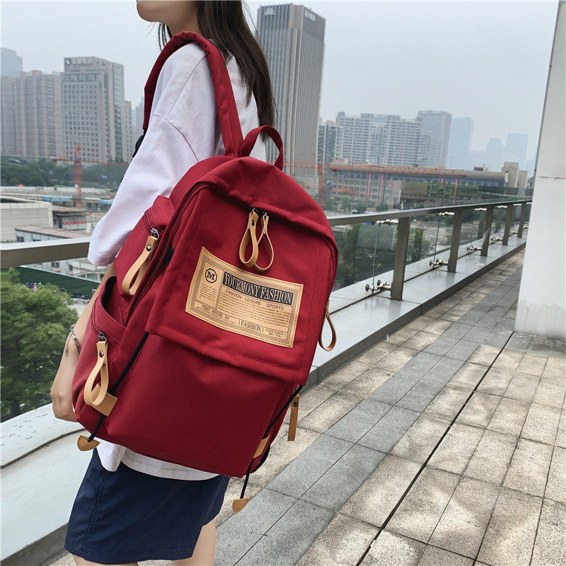 高颜值书包女初中生初一大容量2026新款双肩包高中生结实减负背包