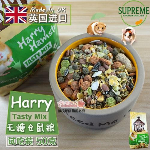 Spot British Supreme Harry no Sugar Hamster Зерно золотой шелковый медведь