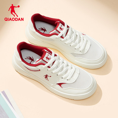 乔丹网面正品小白鞋女2025冬季新款休闲鞋轻便软底板鞋轻薄运动鞋