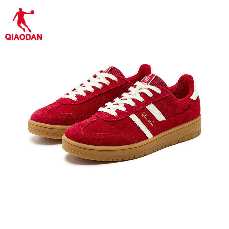 乔丹红色新年款女款德训鞋休闲板鞋商场同款本命年运动鞋2026春季