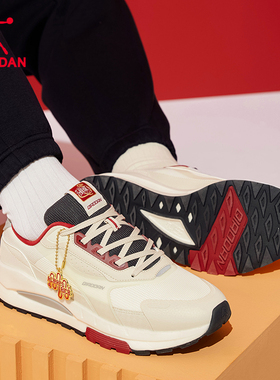 纵横VI乔丹休闲鞋男2025冬季新款运动鞋新年红色鞋商场同款251401