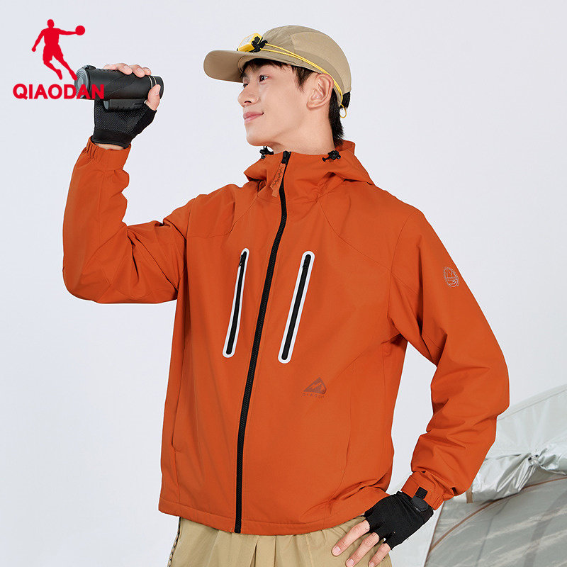 乔丹中科探-联名款风衣男2026新款商场同款六防科技2.0抗静电加厚