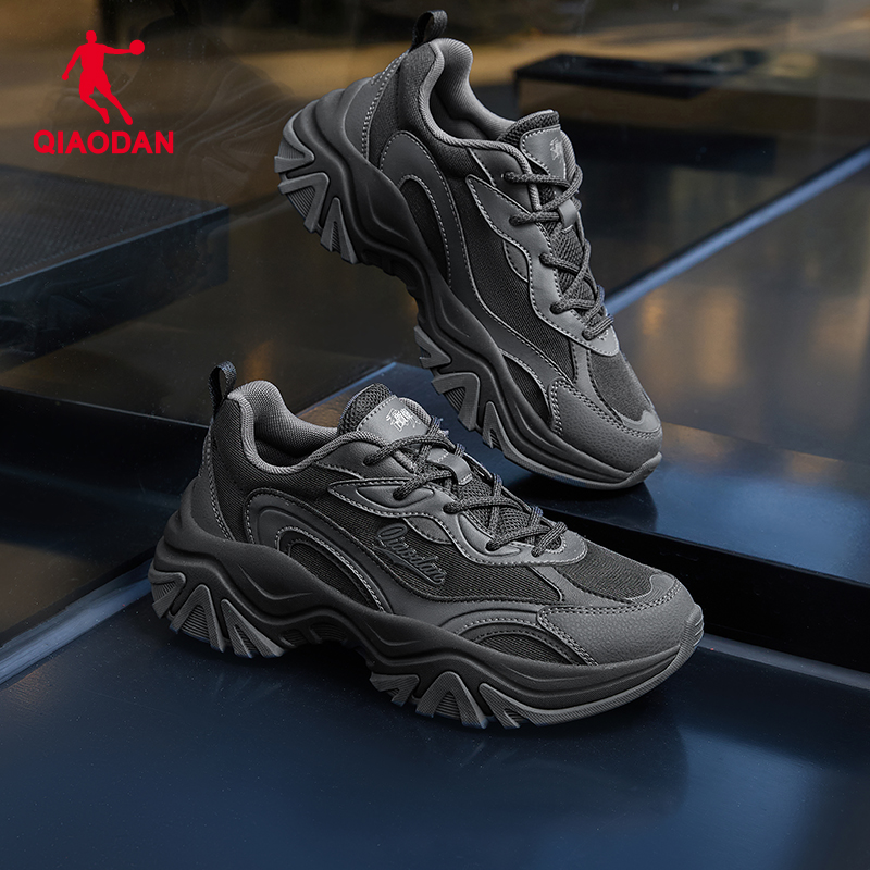 乔丹网面透气休闲鞋增高老爹鞋女