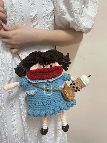 Stuuuly手机包香肠嘴手工材料包