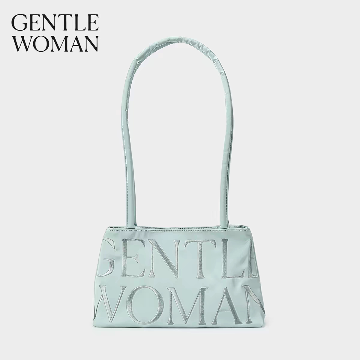 Gentlewoman品牌折扣店小众绸缎面刺绣腋下单肩托特包手提包女包