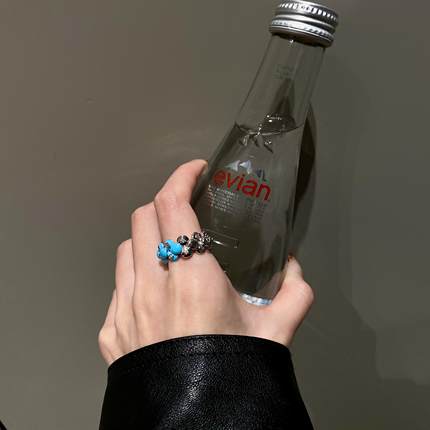 VSCH 原创设计植物系列斑点戒指潮流个性小众设计感