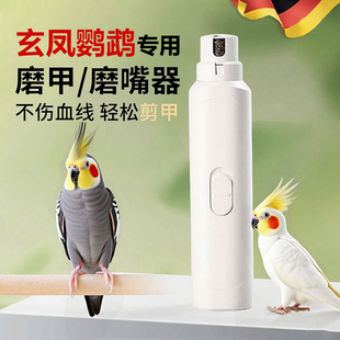 玄凤鹦鹉专用指甲剪磨嘴器打磨鹦嘴钳修剪器小宠鸟电动磨爪神器S