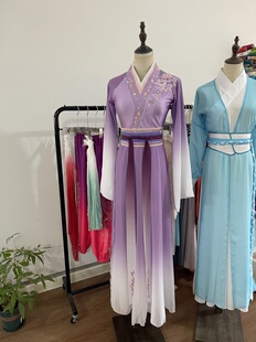 民族舞蹈演出服、 舞蹈易安醉演出服艺考生剧目服表演服高级定制