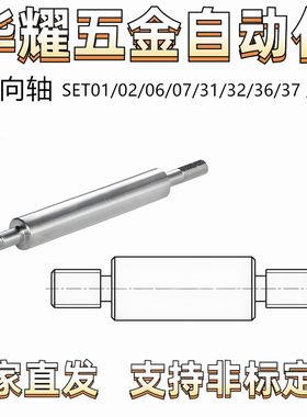 导向轴SET01/02/06/07/31/32/36/37带退刀槽 两端外螺纹型 公差g6