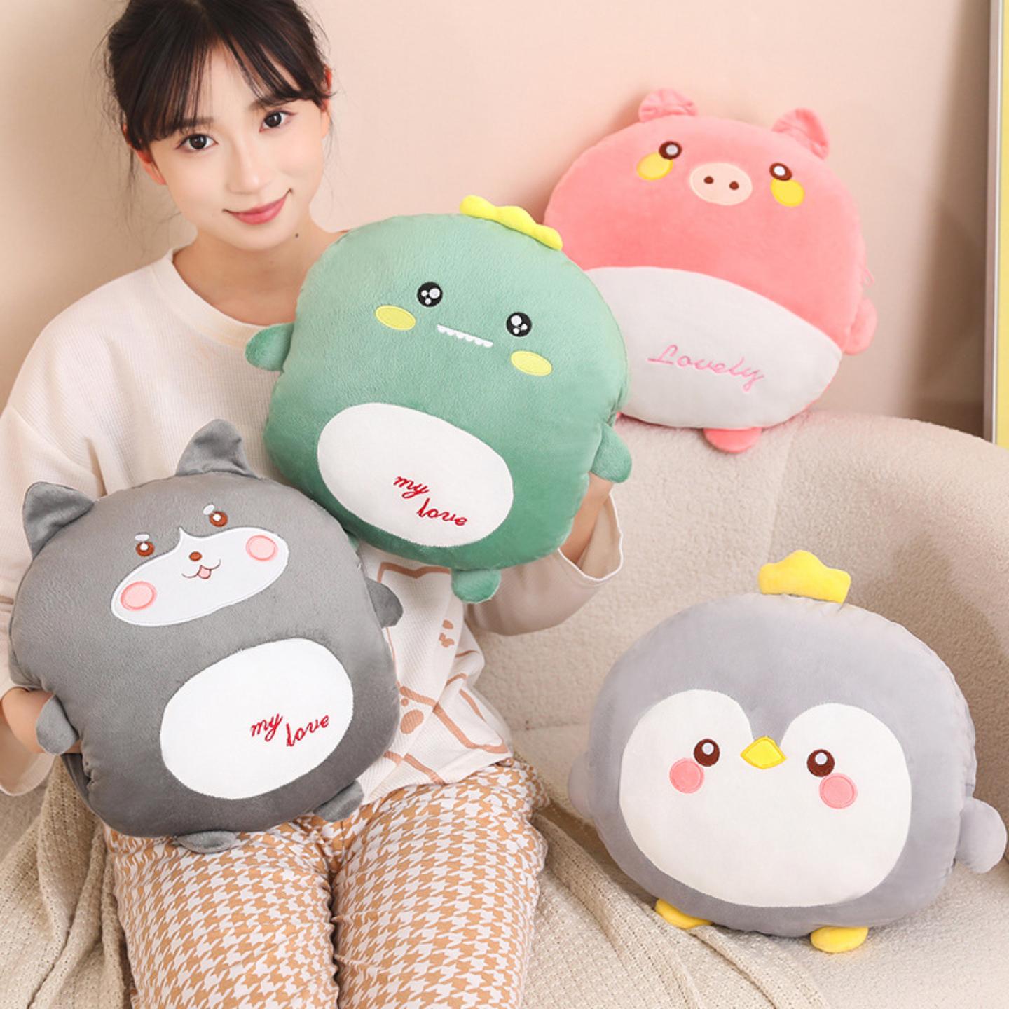 可爱卡通午睡枕抱枕办公室午休神器小学生桌上午休趴睡枕抱枕枕头