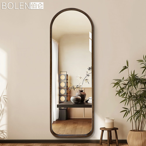 BOLEN复古中古风拱形超清穿衣镜
