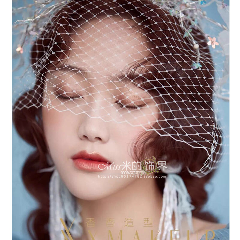 头纱网纱新娘儿童头饰图片