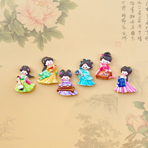 唐贵妃美人磁力贴3D立体