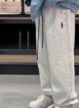 断码 130码 灰色小马  运动裤 女儿童中小童运动长裤子