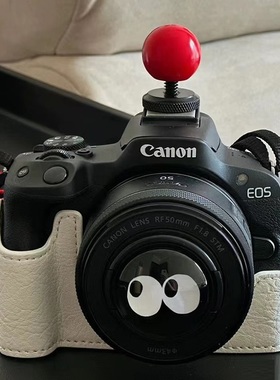 适用佳能R50相机套R50V保护套R10微单R8R7R62配件M50热靴200D底座