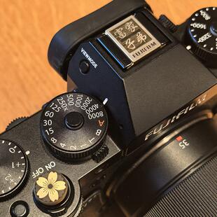 相机热靴盖xt5xt30二代富士x100vixs20尼康z30zfcz50创意配件适用