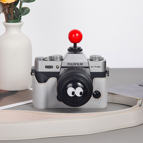 适用于富士XT50保护套xt5相机包xt30二代x100vi底座套皮xs20配件