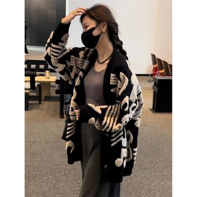 秋冬新款慵懒风加厚针织