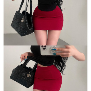 YoungGirlDay韩系纯欲风性感OL高腰丰胯显瘦防走光包臀半身裙短裙