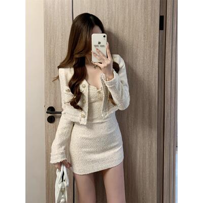 富家千金小香风套装秋气