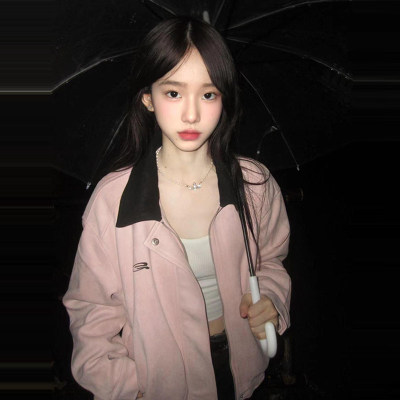 麂皮绒棒球服女2025新款