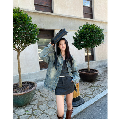 春季新款休闲牛仔外套女
