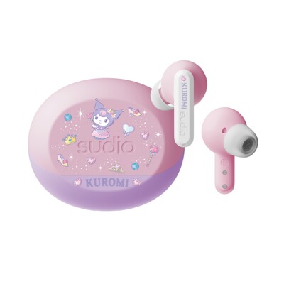 香港限定 Sudio x Sanrio A3 Pro 无线蓝牙耳机 Kuromi 限量版 粉