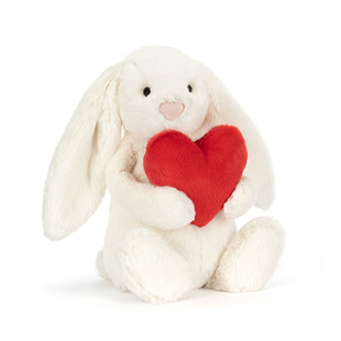 Jellycat Bashful Red Love Heart Bunny  23cm