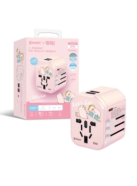 XPower x 罐头猪LuLu TA3 20W TYPE-C快充旅行充电转插