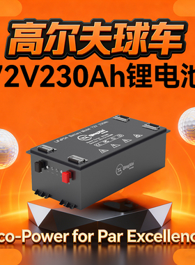 四轮车高尔夫球车叉车专用72V67AH105AH150AH230AH锂电池厂家直供