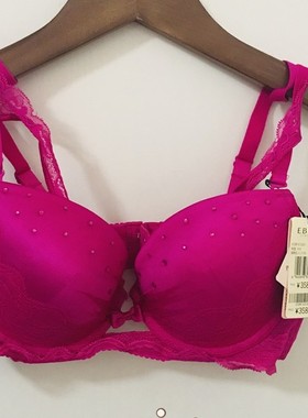 速发EBLIN性感时尚胸罩诱惑亮钻女士内衣调整型聚拢文胸BR612S31