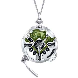 爆款英雄联盟双城之战蓝玫瑰金克丝项链游戏周边吊坠男女同款礼物