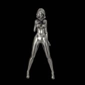 姬高精细制作手工项链镀金吊坠礼物潮流爆款 尼尔机械纪元 2B真人版