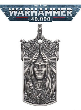 战锤40K周边 帝皇圣徽吊坠潮流配饰2025原创个性复古好友礼物周边