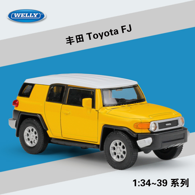威利WELLY1:36 丰田Toyota FJ仿真合金越野汽车模型回力车玩具
