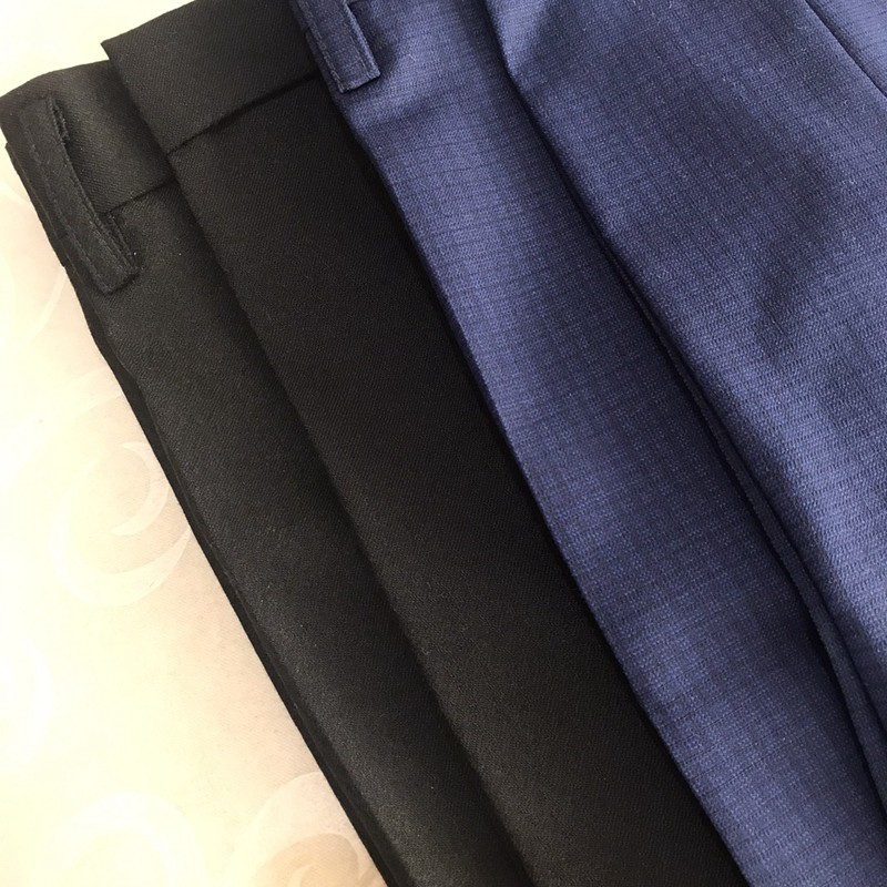 尼克大叔九分羊毛西裤男新款春秋修身英伦风卷边休闲裤大小码定制