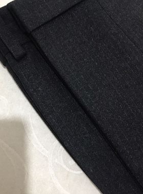 Nick wooster冬款同款英式复古休闲羊毛呢九分西裤潮男