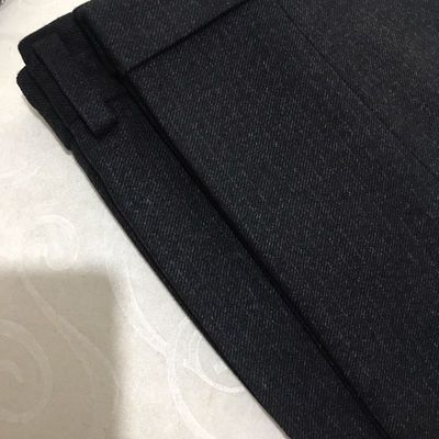 外卷边修身秋冬款长裤九分