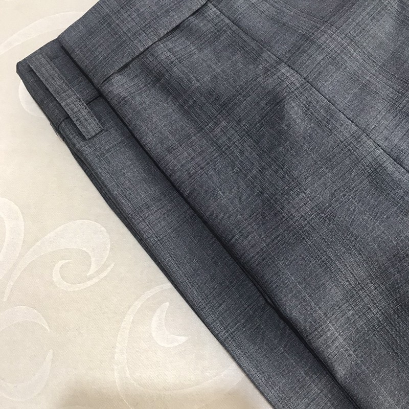 尼克大叔九分羊毛西裤男新款春秋修身英伦风卷边休闲裤大小码定制