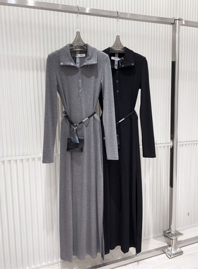 0MB.欧洲站新品深圳南油气质松弛感减龄连衣裙辣妹开叉包臀裙子女