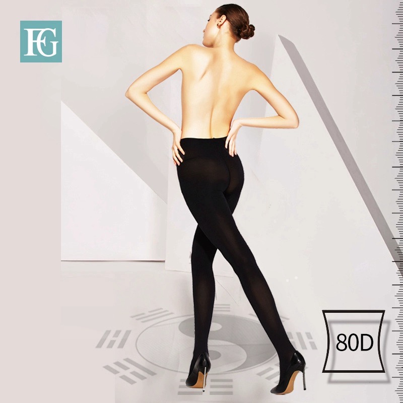 清仓肤歌80D新款防起球连裤袜踩脚9分裤袜柔软弹力太极