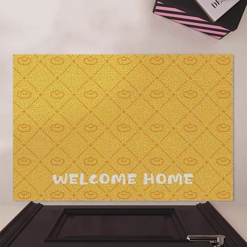 简约元宝入户门地垫玄关黄色丝圈防尘门垫进门地毯防滑耐脏蹭脚垫,居家布艺,家用脚垫,淘宝优惠券,粉丝福利购,淘宝优惠卷