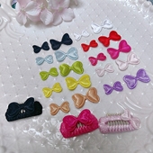 爱买就淘迷你压花可爱公主风双心打底宠物发夹diy材料狗狗发饰