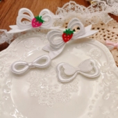 爱买就淘双层清新三层立体饱满燕尾小蝴蝶结满钻打底宠物发夹diy