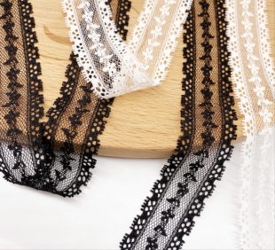 爱买就淘2.5cm仙气蕾丝花边做帽子飘带很美bjd娃衣辅料宠物发夹