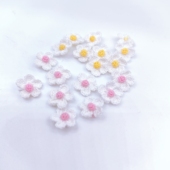 爱买就淘微勾小白花叶子宠物发夹diy材料配件约克夏 狗狗发夹