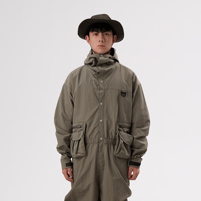Halcyon多口袋机能防风连体服