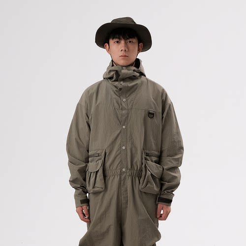 Halcyon多口袋机能防风连体服